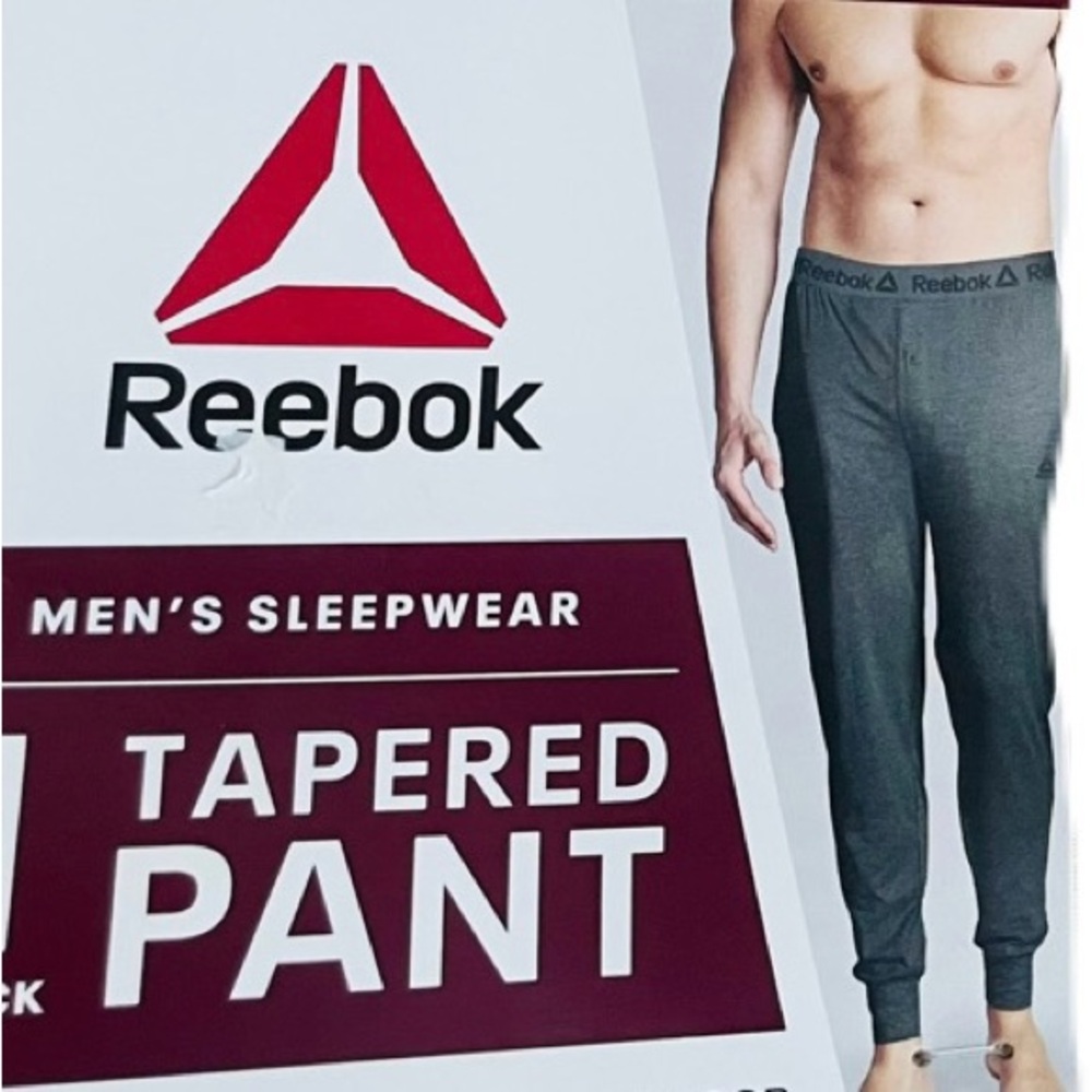 Reebok Men's Maroon Tapered Pants